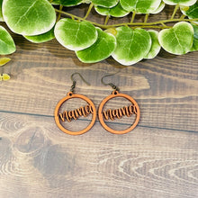 Load image into Gallery viewer, Mama Acrylic dangle Earrings
