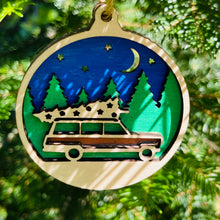 Load image into Gallery viewer, Station Wagon Christmas Ornament | Happy Holidays | Christmas Gift | Tree Ornament
